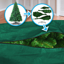 Load image into Gallery viewer, Christmas Tree Storage Bag Fits Up to 9ft Tall Artificial Disassembled Trees with Reinforced Handles
