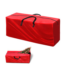 Load image into Gallery viewer, Christmas Tree Storage Bag Fits Up to 6-8ft Tall Artificial Disassembled Trees with Reinforced Handles, Red
