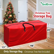 Load image into Gallery viewer, Christmas Tree Storage Bag Fits Up to 6-8ft Tall Artificial Disassembled Trees with Reinforced Handles, Red
