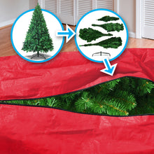 Load image into Gallery viewer, Christmas Tree Storage Bag Fits Up to 9ft Tall Artificial Disassembled Trees with Reinforced Handles
