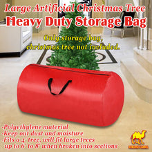 Load image into Gallery viewer, SUNNY OUTDOOR Large Artificial Christmas Tree Carry Storage Bag Holiday Clean Up 8&#39; w Handles
