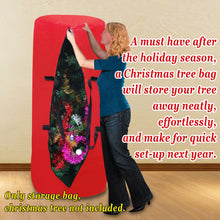 Load image into Gallery viewer, SUNNY OUTDOOR Large Artificial Christmas Tree Carry Storage Bag Holiday Clean Up 8&#39; w Handles
