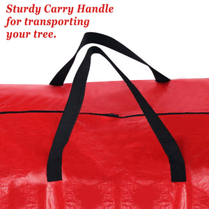 SUNNY OUTDOOR Large Artificial Christmas Tree Carry Storage Bag Holiday Clean Up 8' w Handles