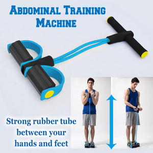 Pedal Resistance Band Stretch Trainer Abdominal Training Machine Home Fitness Equipment