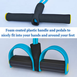 Pedal Resistance Band Stretch Trainer Abdominal Training Machine Home Fitness Equipment
