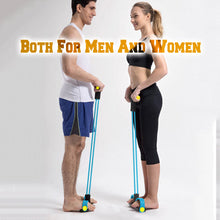 Load image into Gallery viewer, Pedal Resistance Band Stretch Trainer Abdominal Training Machine Home Fitness Equipment
