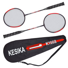 Load image into Gallery viewer, 2 Pack Badminton Racquet Lightweight Badminton Set with Bag
