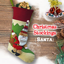 Load image into Gallery viewer, 18&quot; Christmas Hanging Stockings Snowman /Santa&#39;s Gift Stockings Bag
