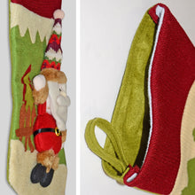 Load image into Gallery viewer, 18&quot; Christmas Hanging Stockings Snowman /Santa&#39;s Gift Stockings Bag

