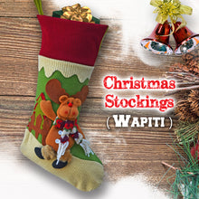 Load image into Gallery viewer, 18&quot; Christmas Hanging Stockings Snowman /Santa&#39;s Gift Stockings Bag
