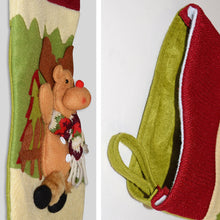 Load image into Gallery viewer, 18&quot; Christmas Hanging Stockings Snowman /Santa&#39;s Gift Stockings Bag

