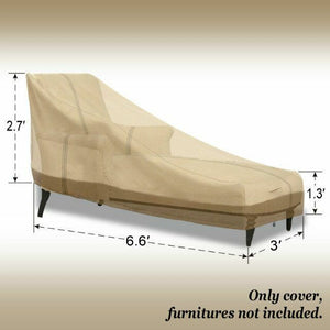 Waterproof Outdoor protection for Patio Chaise Lounge Furniture