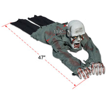 Load image into Gallery viewer, Crawling Creeping Bloody Ghost Zombie for Halloween with Motion Senor
