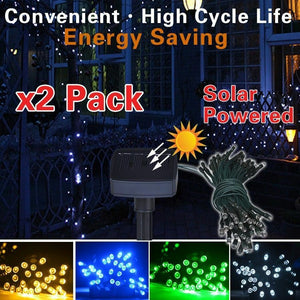 120 LED Solar Powered String Lights for  Christmas or Garden Party