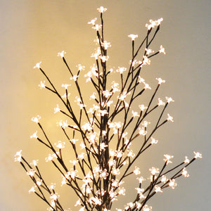 6ft Cherry Blossom Flower tree 208LED Light Home Decoration Floor with Stand