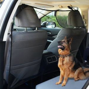 37"x46" Pet Dog Car Net Barrier Fence Obstacle Backseat Mesh