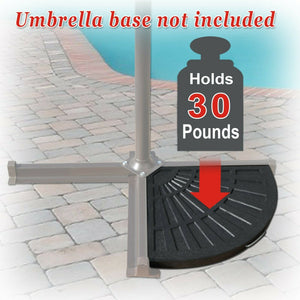 New 30 LB Stand Outdoor offset umbrella cross base