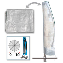 Load image into Gallery viewer, 80&quot;L Protective Cover for Hanging Offset Patio Umbrella Outdoor
