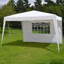 Load image into Gallery viewer, STRONG CAMEL 10&#39;X13&#39; EZ POP UP Folding Gazebo Camping Canopy W/Carry Bag Wedding Party Tent With Side Wall-WHITE
