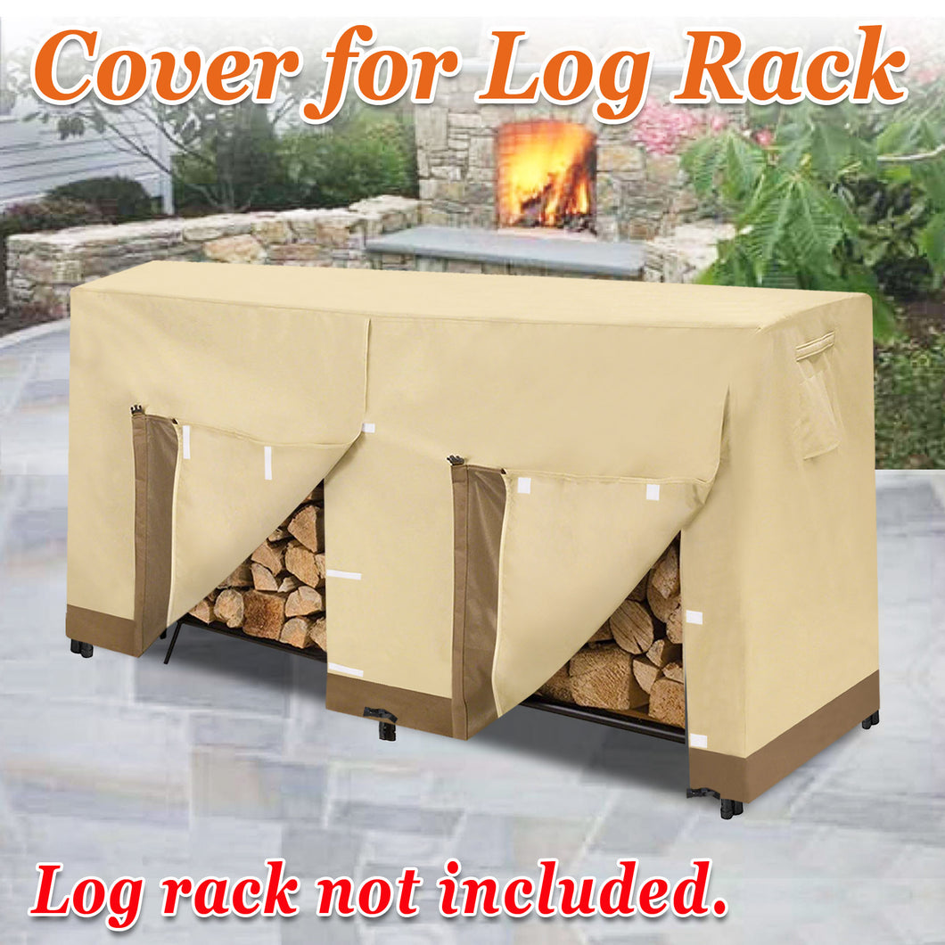Large Size Waterproof Firewood Rack Cover Outdoor Wood Log Rack Cover