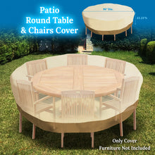 Load image into Gallery viewer, Large Patio Garden Round Table Chair Cover Outdoor Furniture Winter
