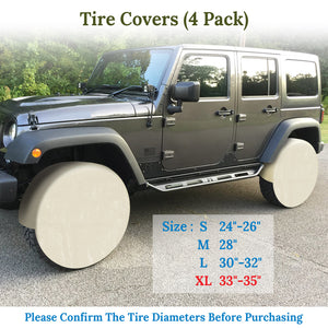 Multi-size  4pcs Car Wheel Covers