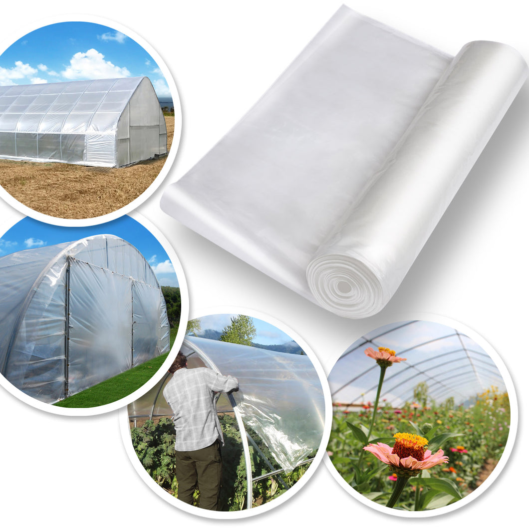clear plastic plant covers 12x25ft , 25 x 10 ft Greenhouse Clear Plastic Film 6mil Thicker Polyet – Sunny Outdoor US