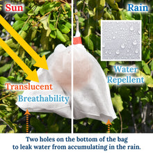 Load image into Gallery viewer, 100pcs  Anti Insect Garden Plant Fruit Protect Drawstring non-wove Bag
