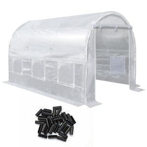 Greenhouse Replacement Cover Larger Walk in Outdoor Plant Gardening Greenhouse (12' X 7' X 7')