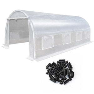 Greenhouse Replacement Cover Larger Walk in Outdoor Plant Gardening Greenhouse  (20' X 10' X 7')