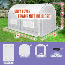 Load image into Gallery viewer, Greenhouse 3Pcs Cover Replacement Larger Walk in Outdoor Plant Garden

