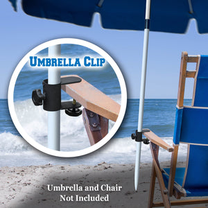 Metal Clamp Holder Clip Beach Fishing Umbrella Mount Chair Clamp <= 1.1" Pole