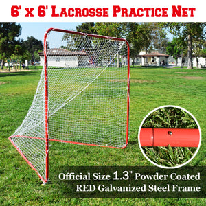 NEW 6' x 6' x 7' Portable Lacrosse Sport Net with quickly Set Up