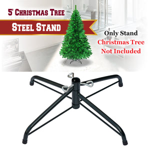 Steel Base Stand for Christmas Tree 5/6/7/7.5ft Xmas Green
