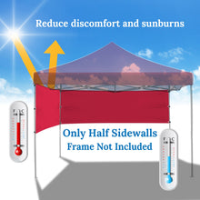 Load image into Gallery viewer, 10&#39;x3&#39;  Two Half Sidewalls for Pop Up Tent Gazebo Shelter with Ball bungees
