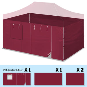 14.8x6.54' Sidewall ONLY with Zipper Door For 10'x15' Pop Up Canopy Party Tent