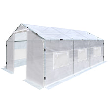 Load image into Gallery viewer, Portable Greenhouse 2 Velcro Roll-up Doors Large Walk-in Steel Heavy Duty Transparent PE Cover Gardening Plant Hot Outdoor House
