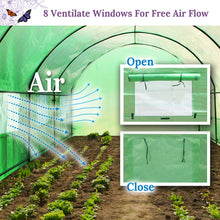 Load image into Gallery viewer, 20&#39;x10&#39;x7&#39; Portable Outdoor Greenhouse Walk-in Garden Plant Tunnel Tent
