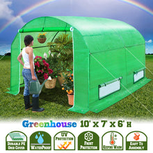 Load image into Gallery viewer, Portable 5 size  Large Walk In Green House for Outdoor Gardening
