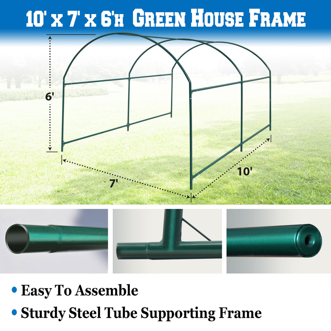 Multi-use Garden Steel Arch Rose Arbor Plant Climbing Outdoor Greenhouse Frame