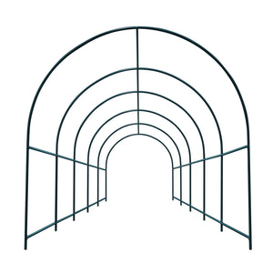 16.4'x7'x7.2' Garden Support Frame Climbing Plant Arch Arbor for Flowers/Fruits/Vegetables