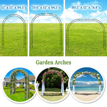 Load image into Gallery viewer, Iron Steel Arch Gate Garden for Climbing Plants Wedding Party
