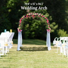 Load image into Gallery viewer, Iron Steel Arch Gate Garden for Climbing Plants Wedding Party
