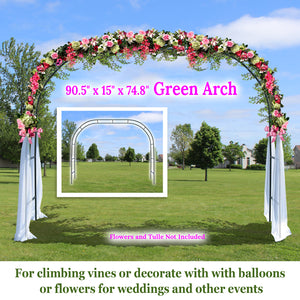 Iron Steel Arch Gate Garden for Climbing Plants Wedding Party