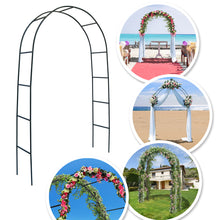 Load image into Gallery viewer, 7.9 ft Steel Arch Frame Trellis Arbor  Plant Climbing for Wedding
