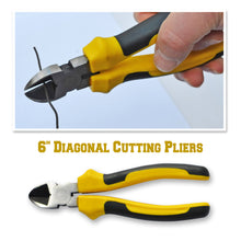 Load image into Gallery viewer, 3pc Insulation Set 6&quot; Diagonal Cuttiing Nipper 7&quot; Pincer 8&quot; Nipper Cable Pliers
