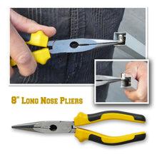 Load image into Gallery viewer, 3pc Insulation Set 6&quot; Diagonal Cuttiing Nipper 7&quot; Pincer 8&quot; Nipper Cable Pliers
