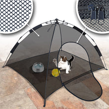 Load image into Gallery viewer, Portable Pet Fun House Cat Dog Playpen Feline Funhouse Outdoor Mesh Tent Foldable Exercise Tent with Carry Bag
