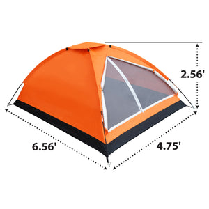 STRONG CAMEL Portable Backpacking Tent 2-3 people Family Camping Hiking Traveling with Carry Bag