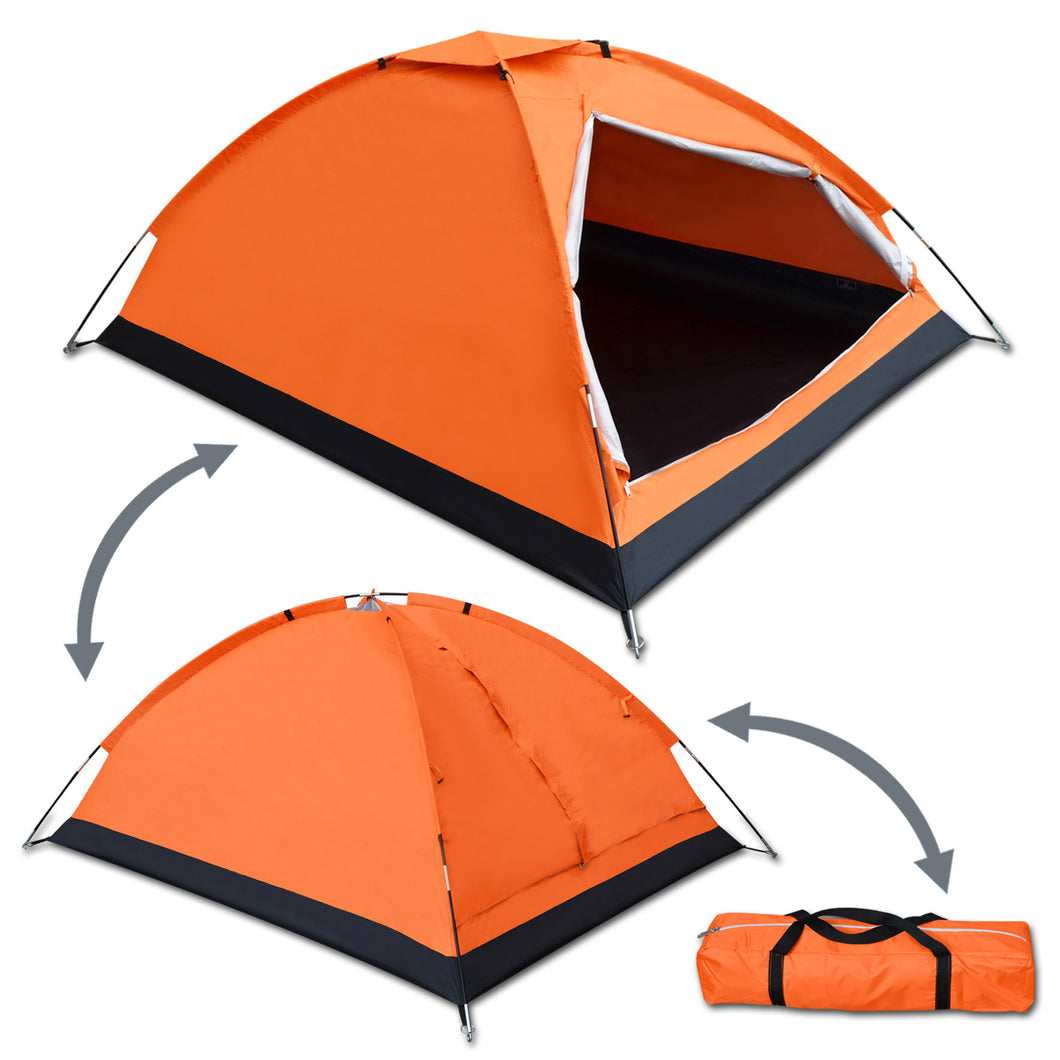 STRONG CAMEL Portable Backpacking Tent 2-3 people Family Camping Hiking Traveling with Carry Bag